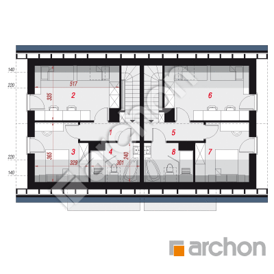 Dom w borówkach (R2N)