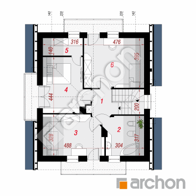 Dom w rododendronach 5 (WN)