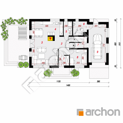 Dom w rododendronach 16