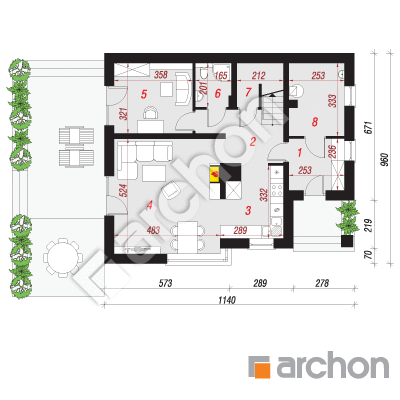 Dom w mandarynkach (N)