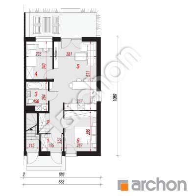 Dom w bratkach (R2BA)