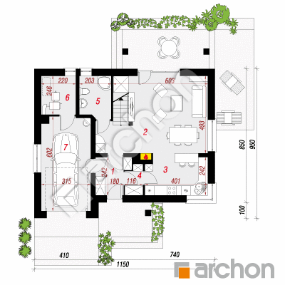 Dom w jabłonkach (T)