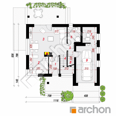 Dom w żurawkach (T)