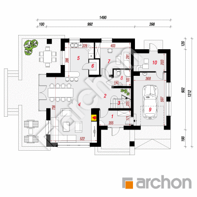 Dom w czarnuszce (G)