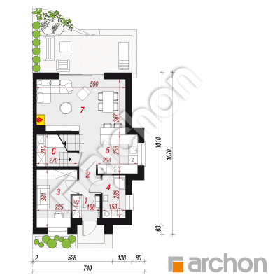 Dom w klementynkach (B)