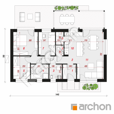 Dom w kosaćcach (NAE) OZE