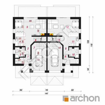 Dom w klematisach 18