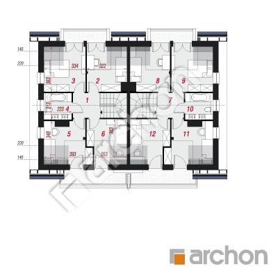 Dom w klematisach 18