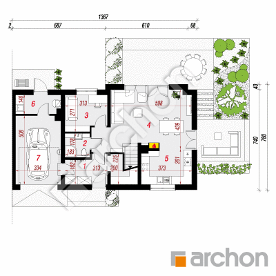 Dom w malinówkach 5 (B)