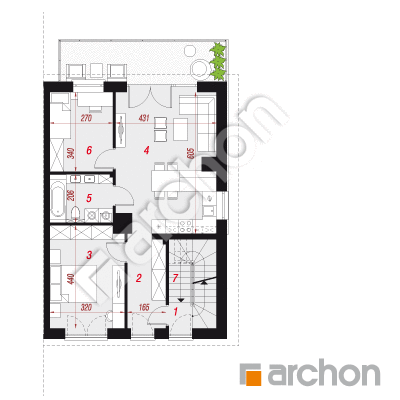 Dom w bratkach 24 (R2B)