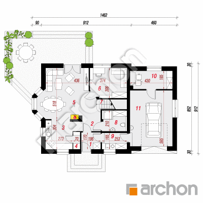 Dom w rododendronach 19