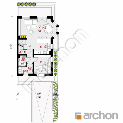 Dom w ostróżkach 2 (P)