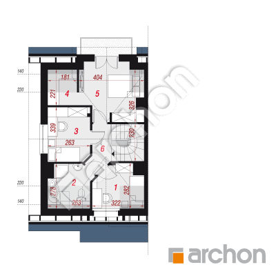 Dom w cyklamenach 2 (A)