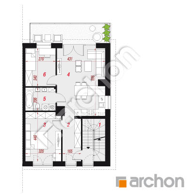 Dom w bratkach 24 (R2B)