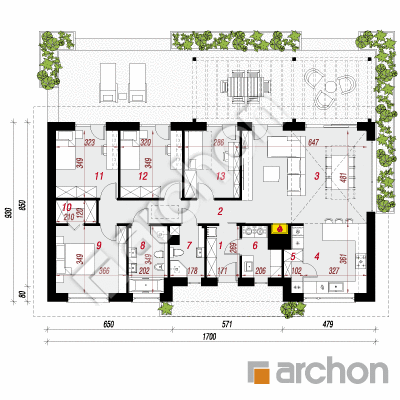 Dom w kosaćcach 16 (A)