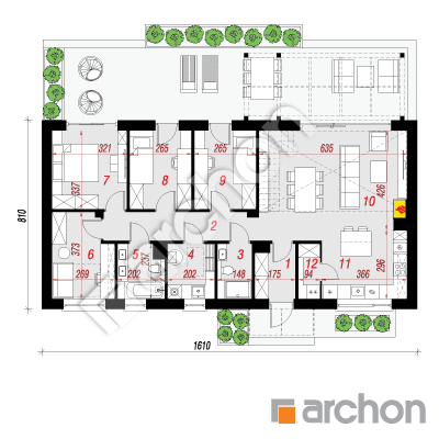 Dom w kosaćcach 10 (N)