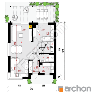 Dom w rododendronach 31