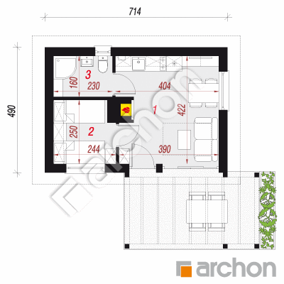 Domek letniskowy w krokusach 3
