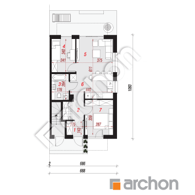 Dom w bratkach 12 (R2B)