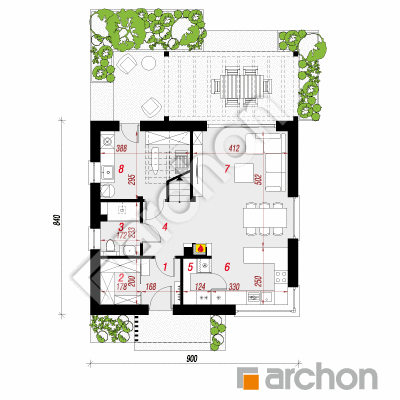 Dom w zielistkach 30