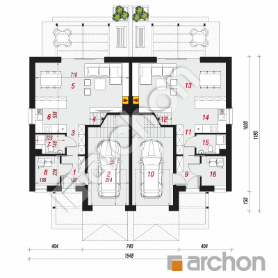 Dom w klematisach 20 (R2N)