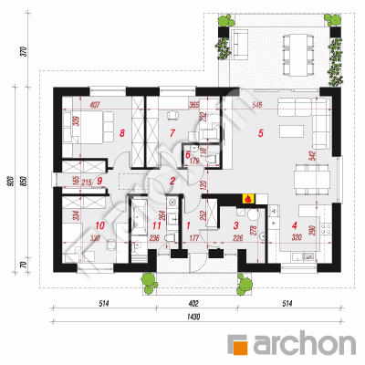 Dom w kostrzewach 4 (A)