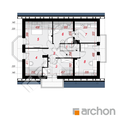 Dom w rododendronach 14