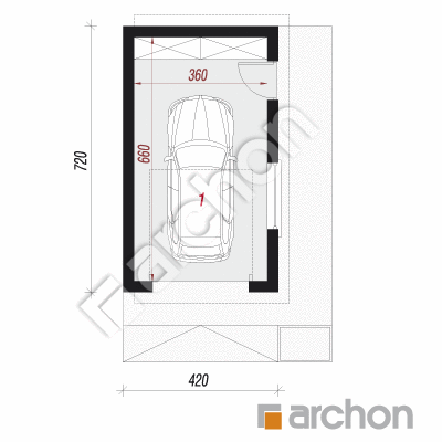 Garaż 1-stanowiskowy G35