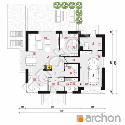 Dom w nektarynkach (NT)