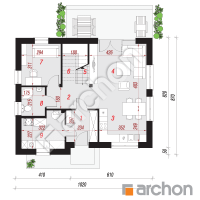 Dom w zielistkach (E)