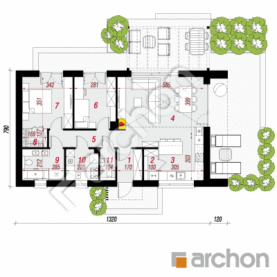 Dom w kosaćcach 55 (E)