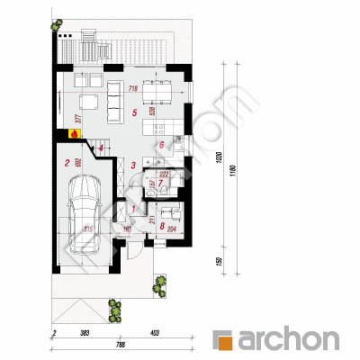 Dom w narcyzach 2 (B)