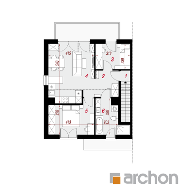 Dom w rokitnikach (R2B)