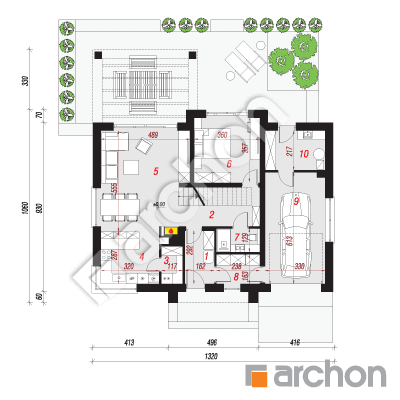 Dom w balsamowcach 12