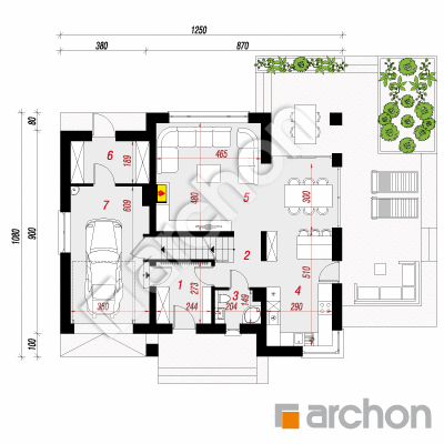 Dom w orliczkach (P)