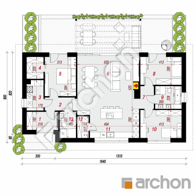 Dom w modrzewiach 10 (E)