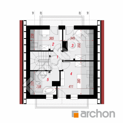 Dom w rododendronach 11 (P)