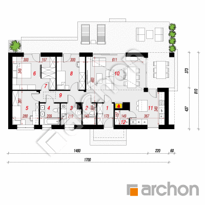 Dom w kosaćcach 9 (N)