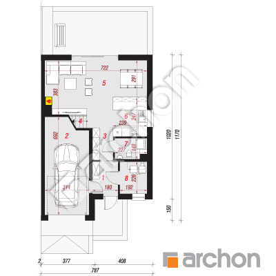 Dom w klematisach 21 (B)