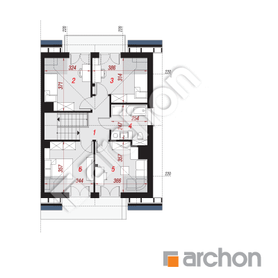 Dom w klematisach 21 (B)