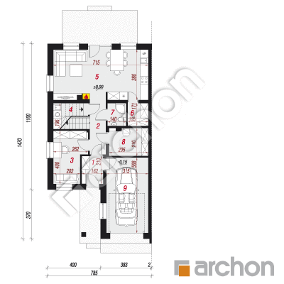 Dom w gwiazdnicach (B)