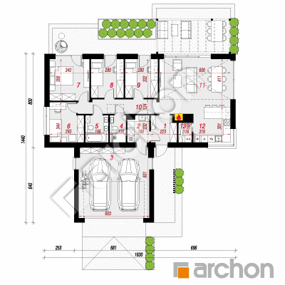 Dom w kosaćcach 25 (G2A)