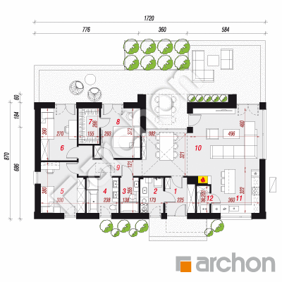 Dom w kosaćcach 20 (E) OZE