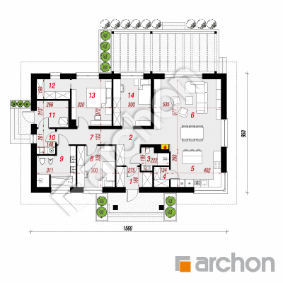 Dom w leszczynowcach 7