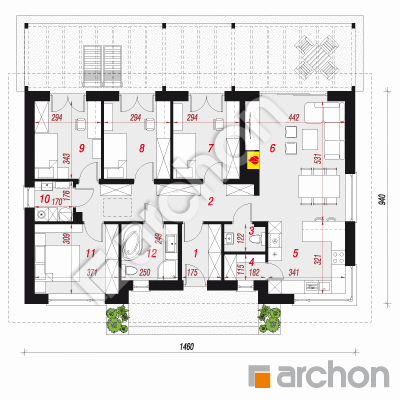 Dom w kostrzewach 5 (A)