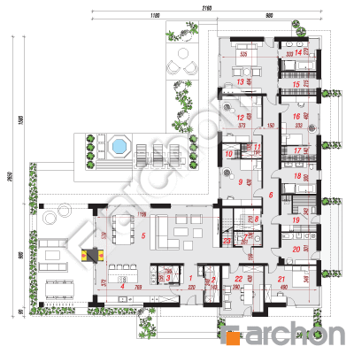 Dom w gerberach 2 (E)