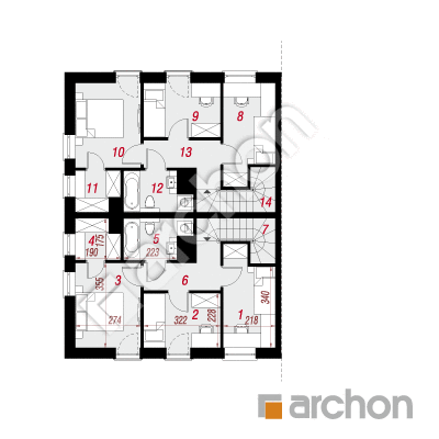 Dom w czworolistach (R2B)