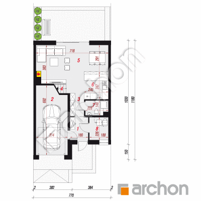 Dom w klematisach 20 (S)