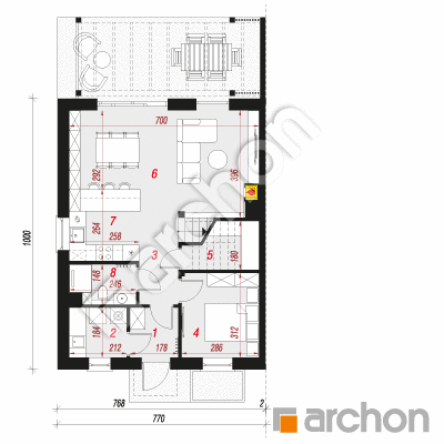 Dom w narcyzach 10 (B)