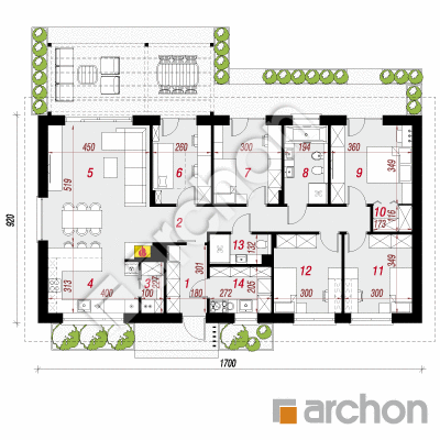 Dom w kostrzewach 17 (E)